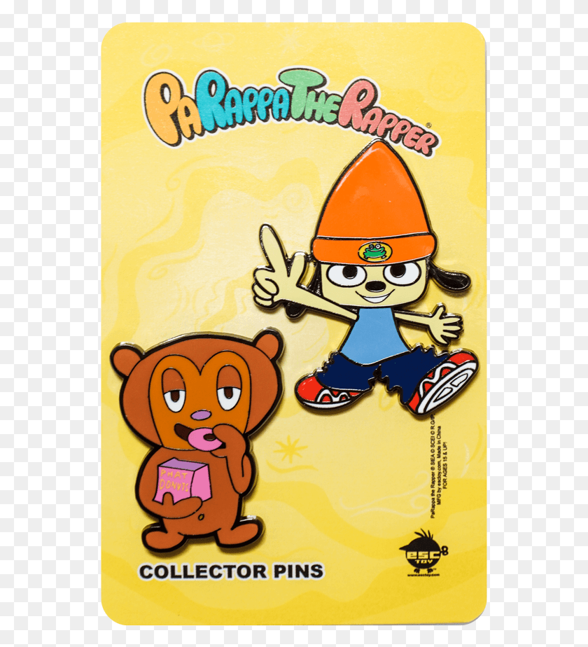 553x864 Parappa The Rapper And Pj Berri Figures And Pins Parappa The Rapper Pin, Label, Text, Graphics HD PNG Download