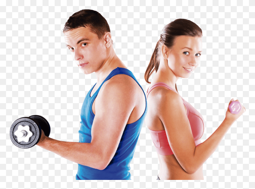 824x595 Pareja Fitness, Person, Human, Working Out HD PNG Download