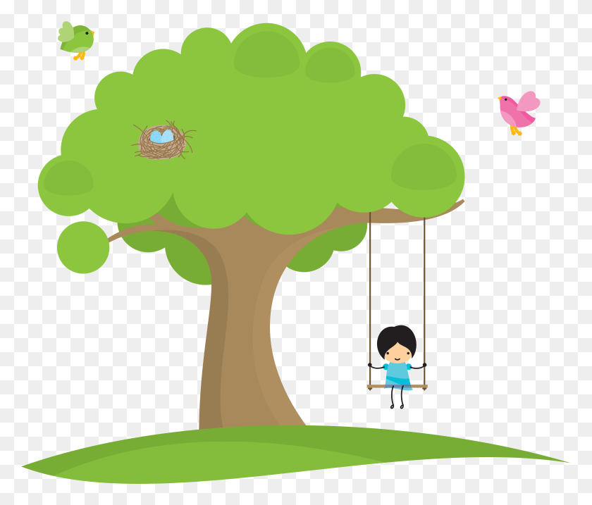 7512x6329 Parent Pointer Tree Swing Child HD PNG Download