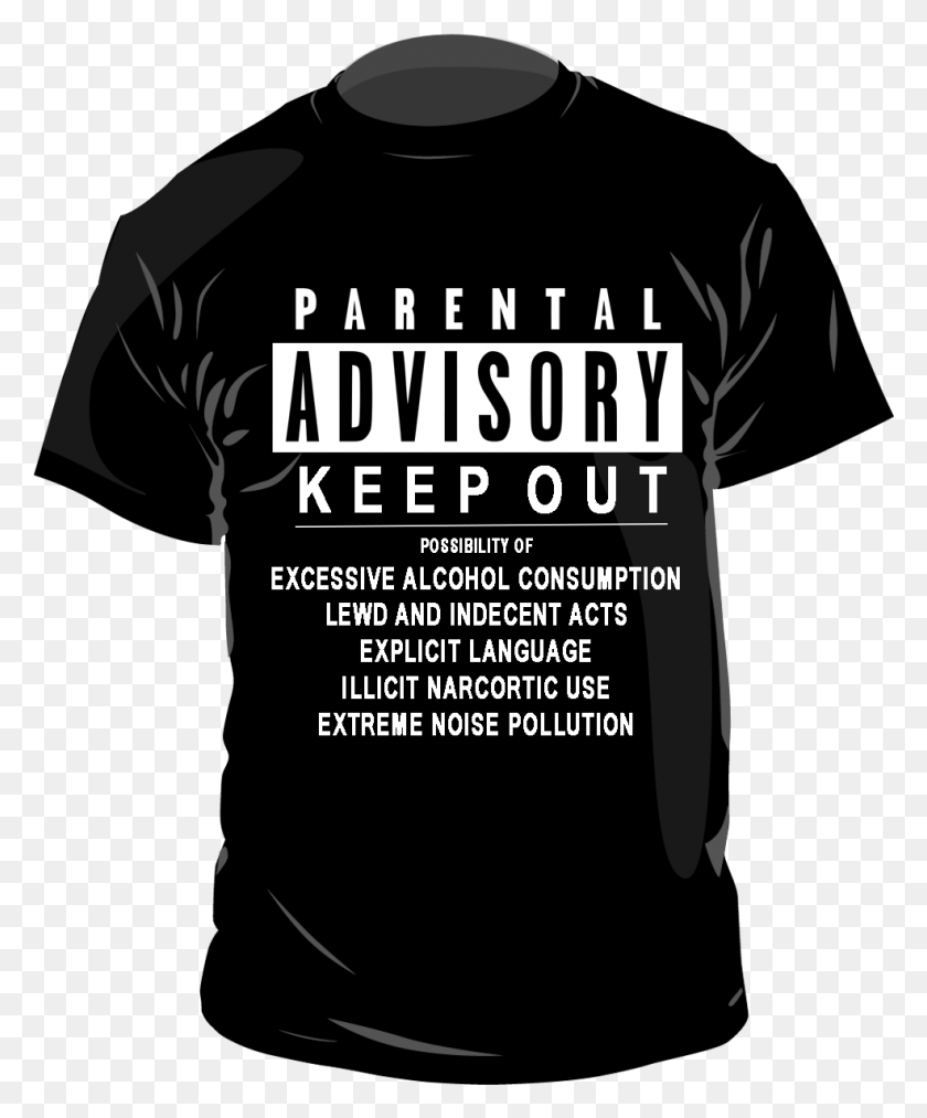 985x1204 Parental Advisory Active Shirt, Clothing, Apparel, Poster Descargar Hd Png