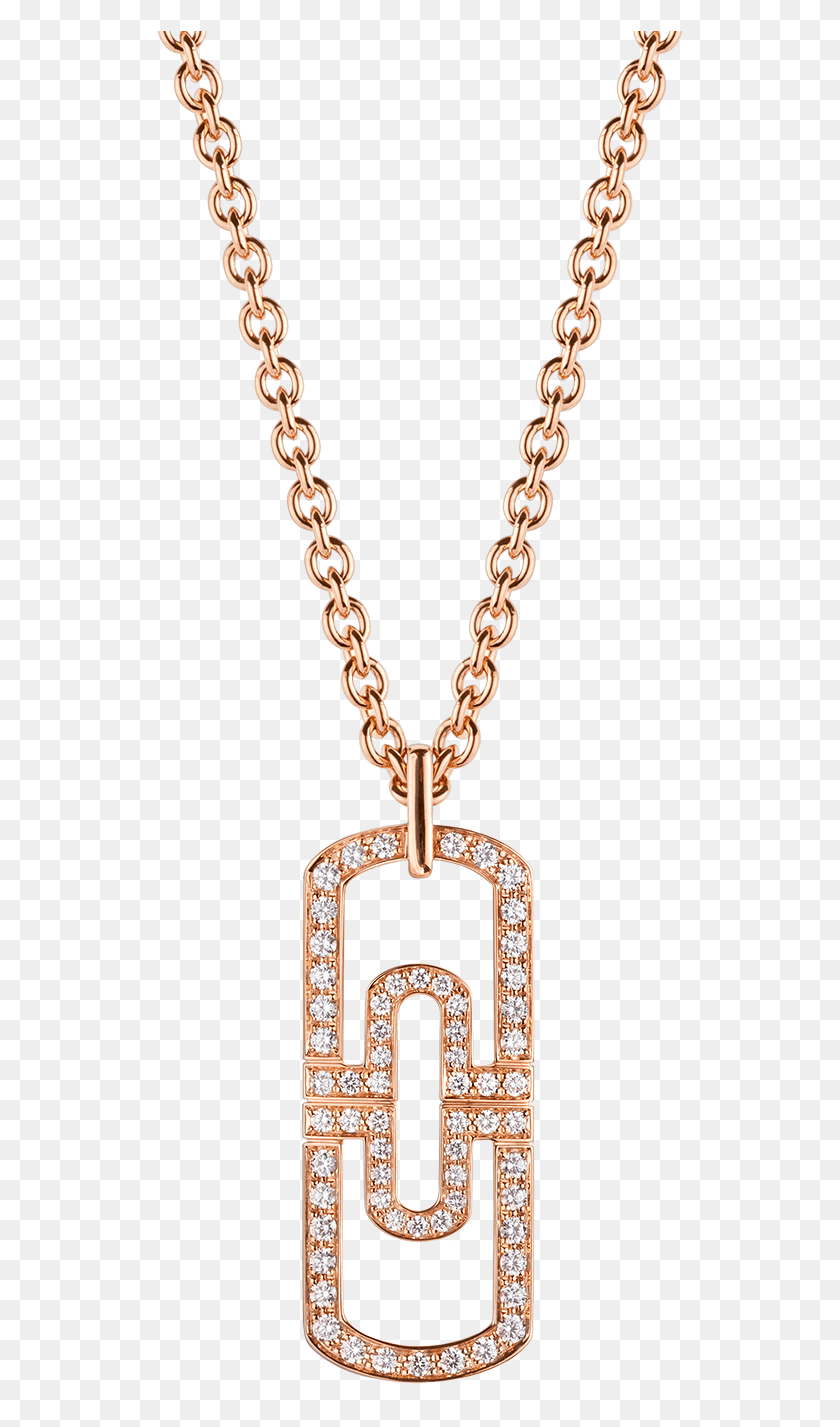 527x1367 Parentesi Necklace Necklace Rose Gold Pink Pendant, Jewelry, Accessories, Accessory HD PNG Download