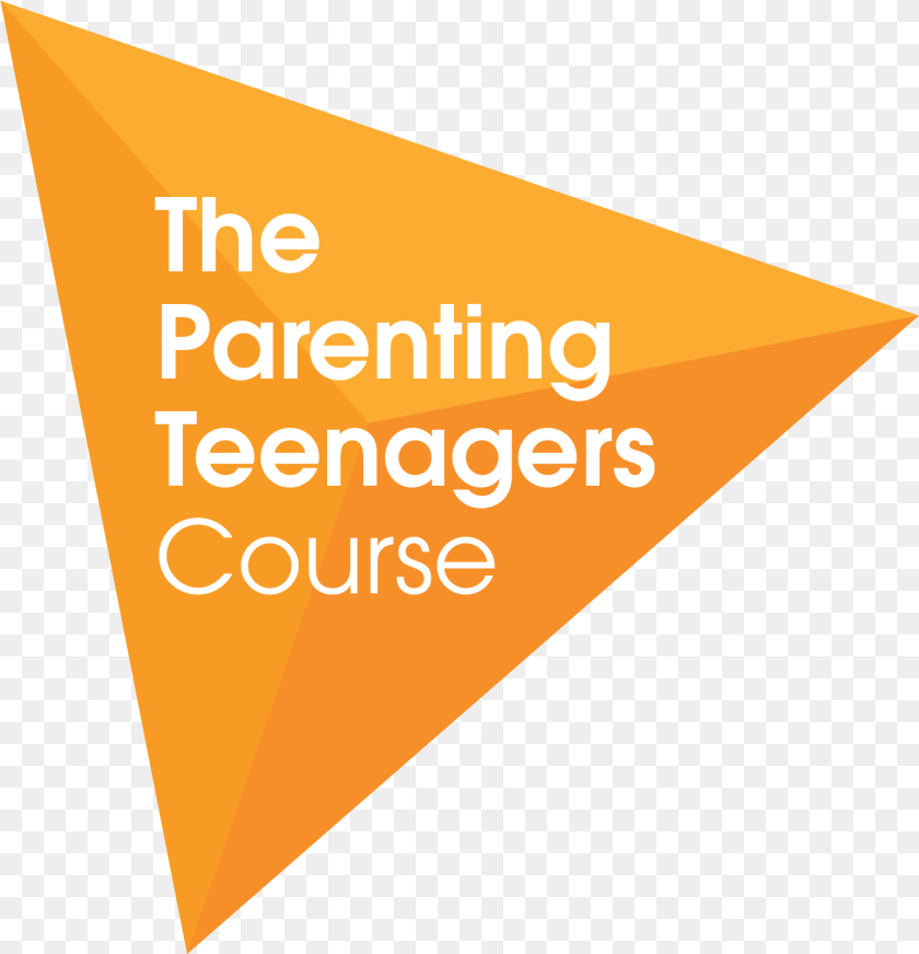 1545x1603 Parenting Teens Logo Parenting Teenager Course, Triangle Sticker PNG