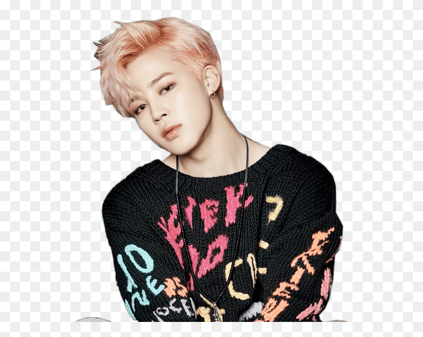 552x610 Park Jimin Jimin Bts Bts Member With Pink Hair, Clothing, Apparel, Person HD PNG Download