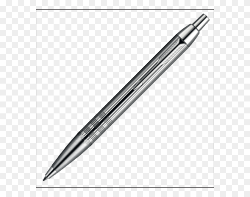 600x600 Parker 1m Premium Chrome Metal Chiselled Ballpoint Windscreen Wiper, Pen, Fountain Pen HD PNG Download