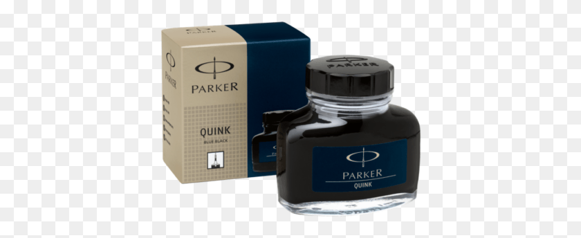 378x284 Parker Quink 57ml Ink Bottle Permanent Chernila Parker Chernie, Ink Bottle HD PNG Download