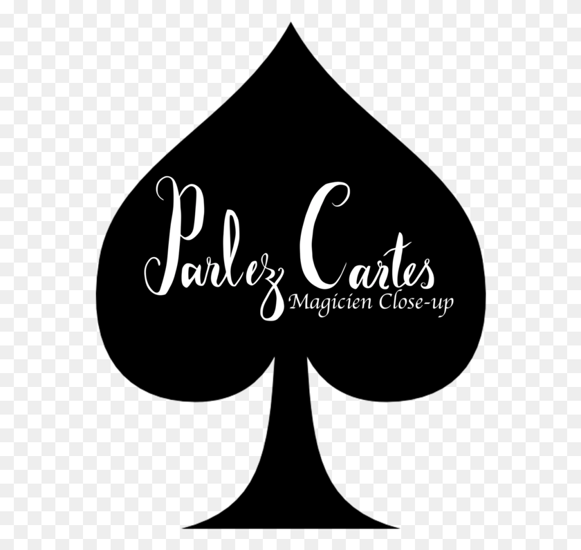 566x736 Parlez Cartes Ace Of Spades, Text, Calligraphy, Handwriting HD PNG Download