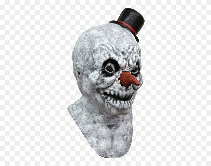 312x601 Part Number Scary Snowman Halloween Mask, Statue, Sculpture HD PNG Download