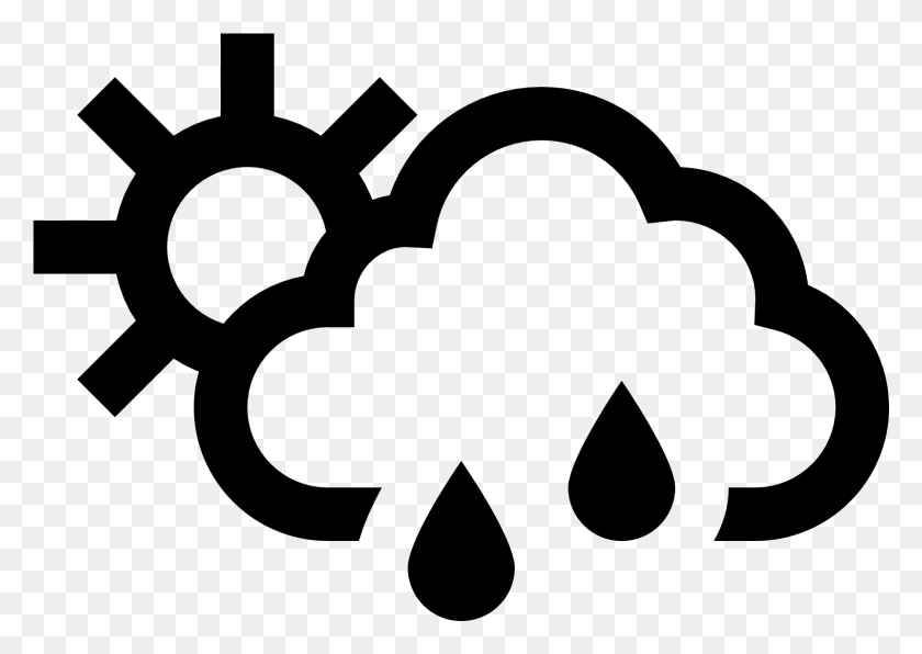 1601x1101 Partly Cloudy Icon Cold Partly Cloudy Symbol With Rain, Gray, World Of Warcraft HD PNG Download