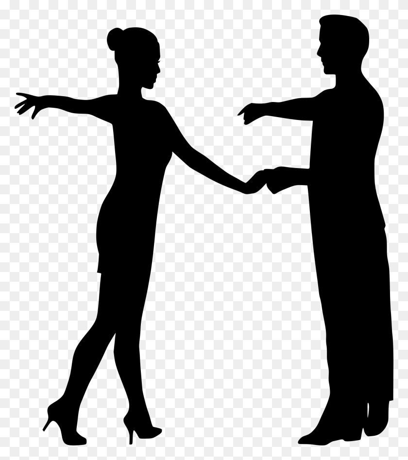 2109x2400 Partner Dance Latin Dance Silhouette Computer Icons Couple Dance Silhouette, Gray, World Of Warcraft HD PNG Download