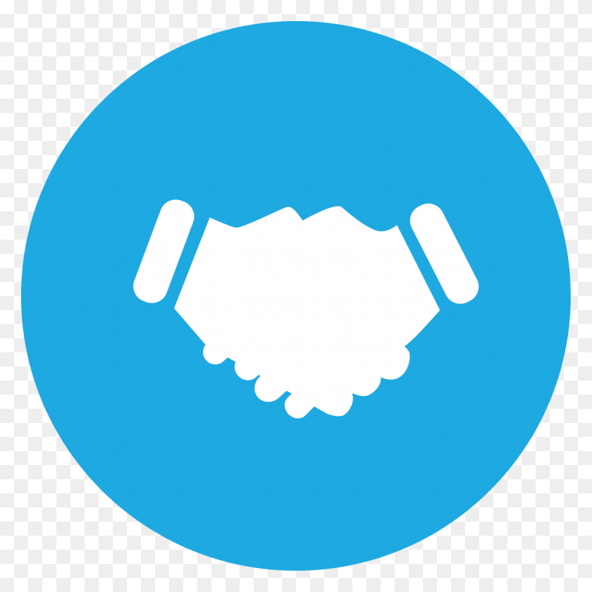 1164x1164 Partnership Icon Search Logo, Hand, Handshake, Balloon HD PNG Download