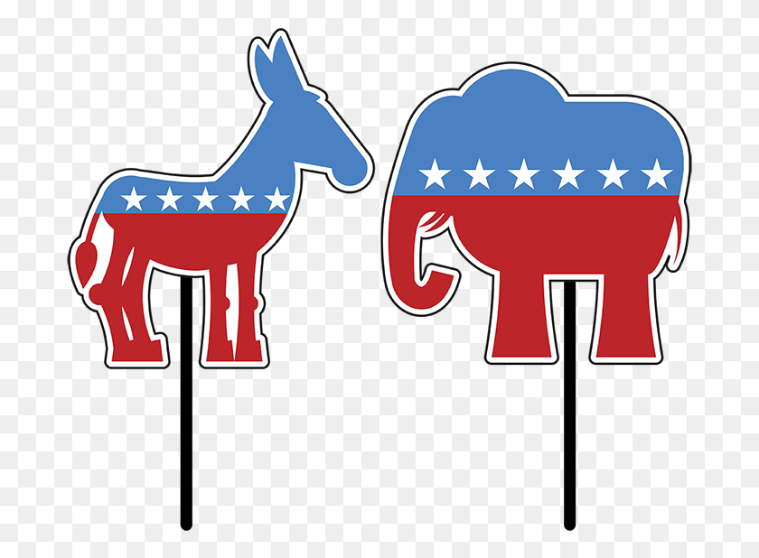 693x558 Party Control Of State Government Republican Democrat Logo, Label, Text, Animal HD PNG Download