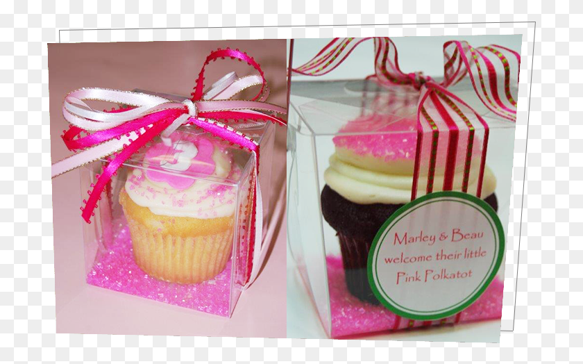 704x464 Party Favor Boxes Cupcake, Cream, Cake, Dessert HD PNG Download