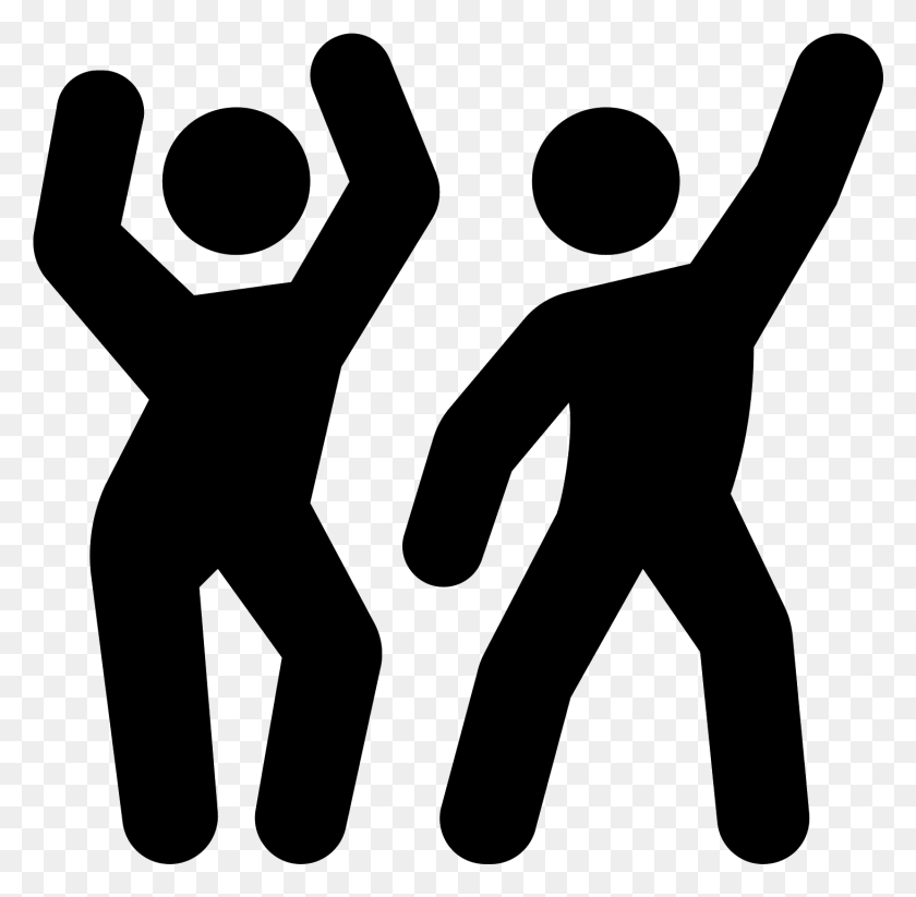 1461x1430 Party Filled Icon Exercise Dancing Clip Arts, Gray, World Of Warcraft HD PNG Download