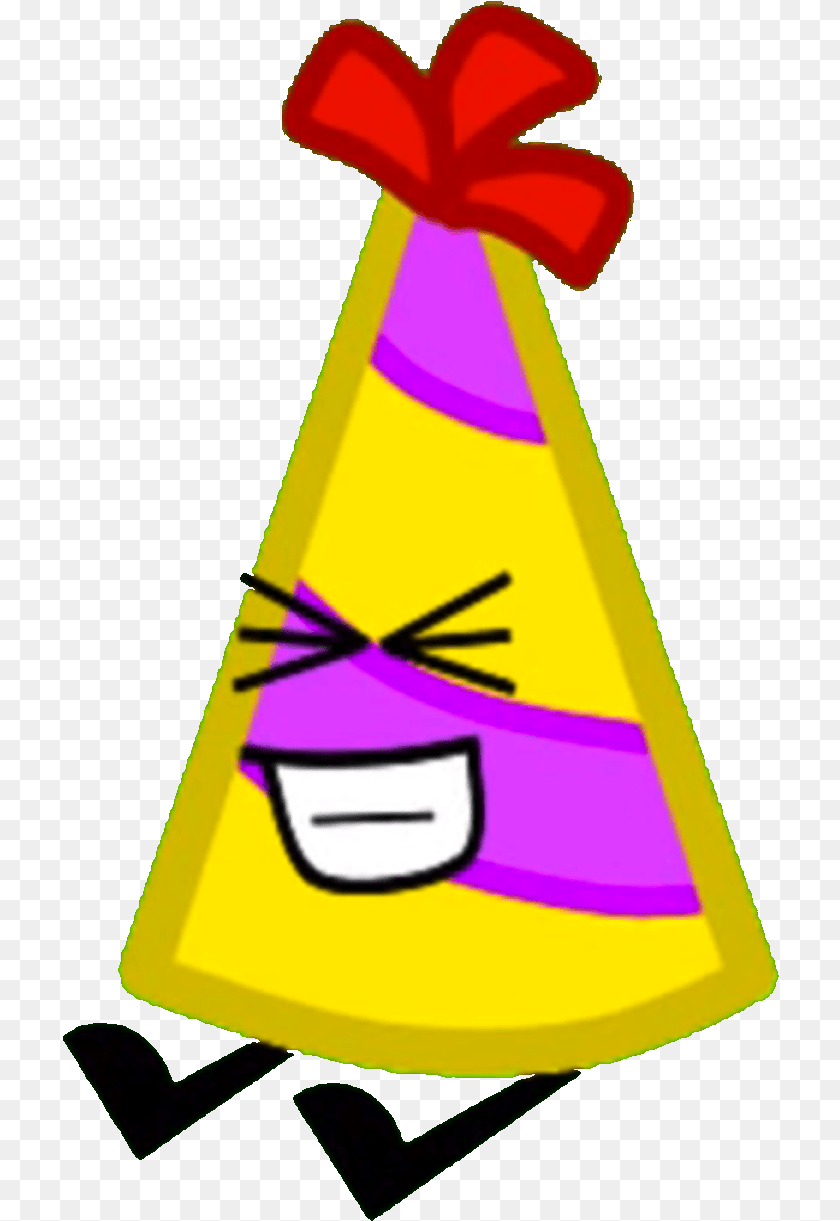 717x1221 Party Hat Brawl Of The Objects, Clothing, Party Hat Sticker PNG