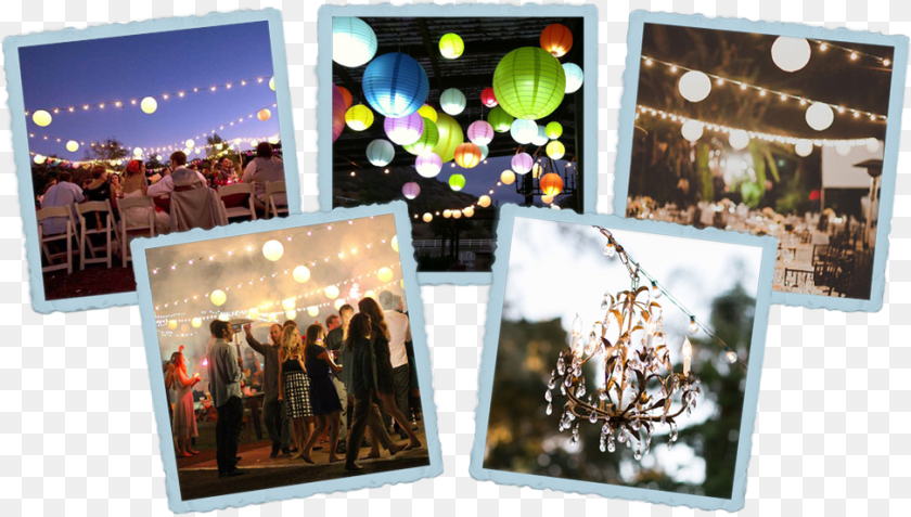 972x552 Party Lights Ceremony, Art, Chandelier, Collage, Lamp Sticker PNG