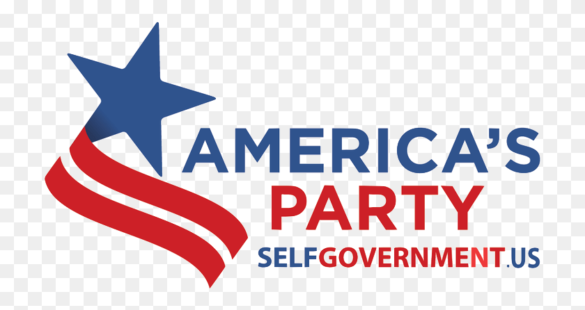 715x386 Party Logo Fly America, Symbol, Text, Star Symbol HD PNG Download