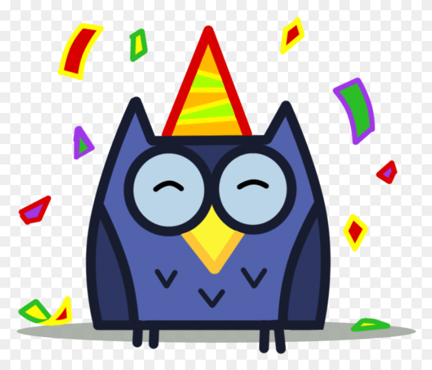 871x738 Party Owl, Triangle, Graphics HD PNG Download