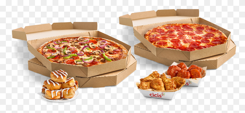 881x371 Party Packs Cicis Value Packs, Pizza, Food, Burger HD PNG Download