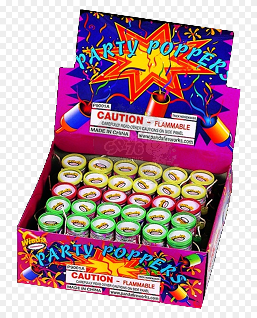 733x980 Party Poppers, Sweets, Food, Confectionery HD PNG Download