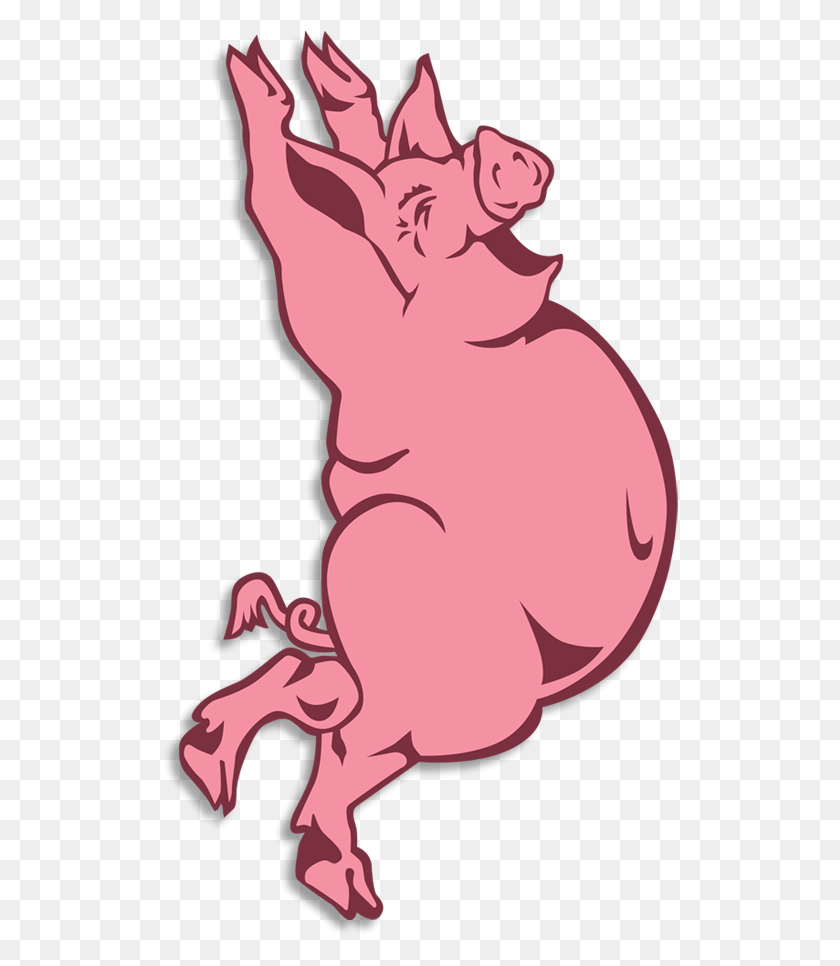 516x906 Party With A Pig Cartoon, Hand, Animal, Mammal HD PNG Download