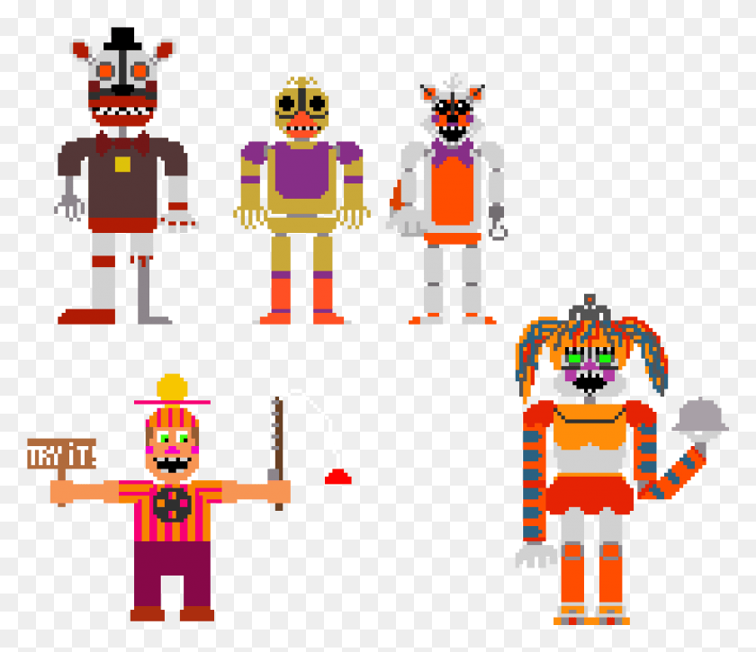 1841x1571 Party World Chica Resources, Robot, Nutcracker HD PNG Download