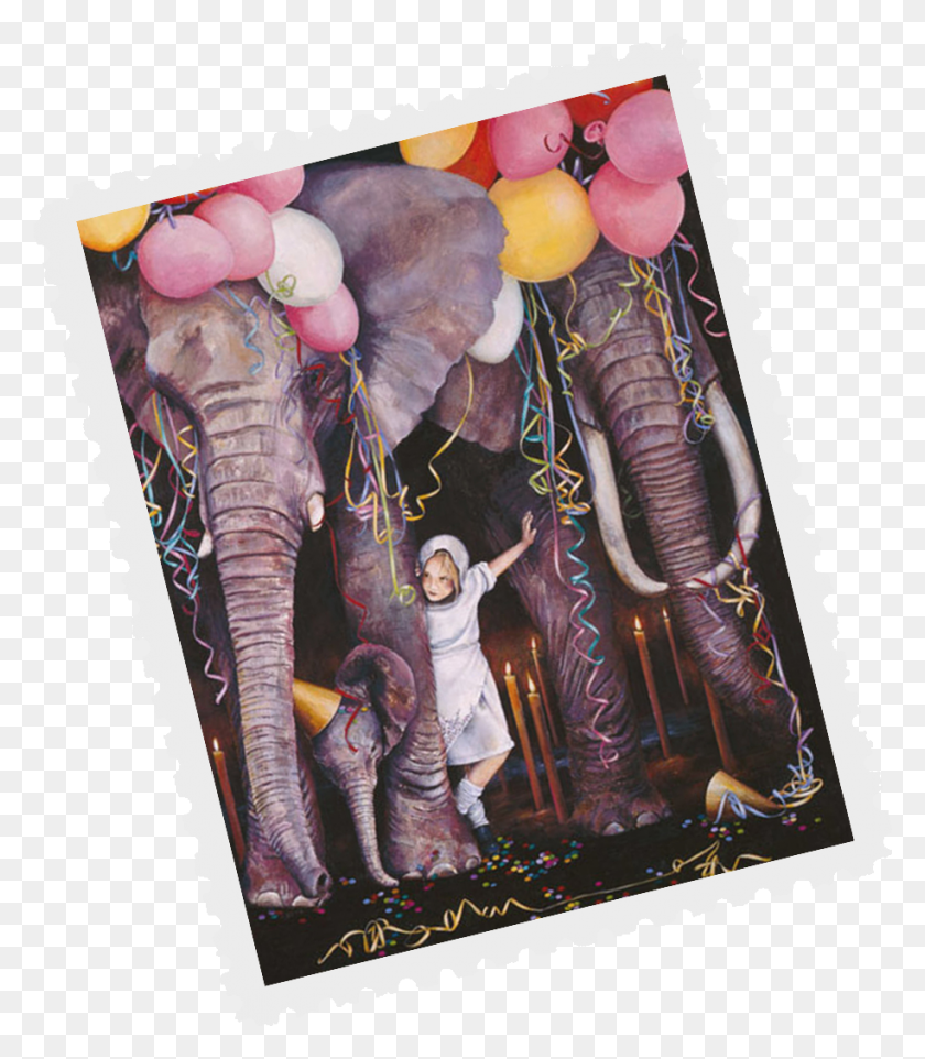 915x1059 Partyfavors Vs Patchwork, Elephant, Wildlife, Mammal HD PNG Download
