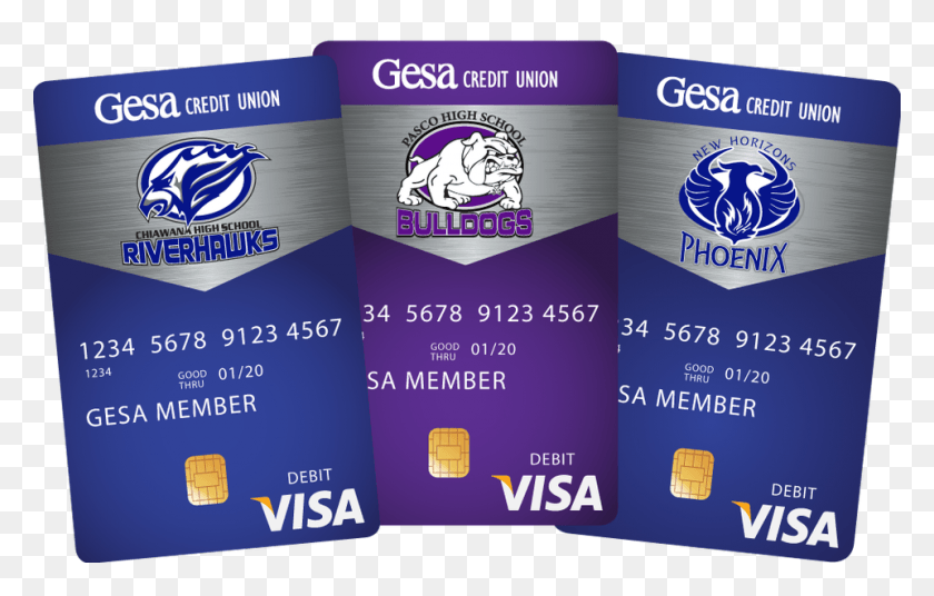 960x586 Pasco Schools On Twitter Gesa Credit Union, Text, Label, Credit Card HD PNG Download