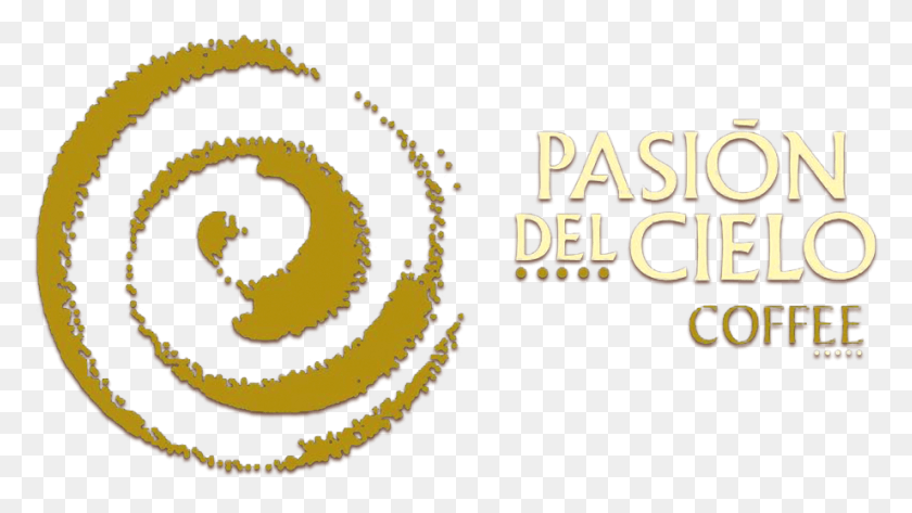 920x488 Descargar Png Pasion Logo Pasion Del Cielo Coffee Logo, Texto, Alfabeto, Etiqueta Hd Png