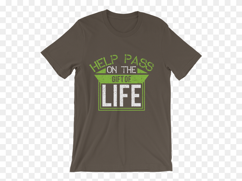 564x568 Pass On The Gift Of Life Active Shirt, Clothing, Apparel, T-shirt HD PNG Download