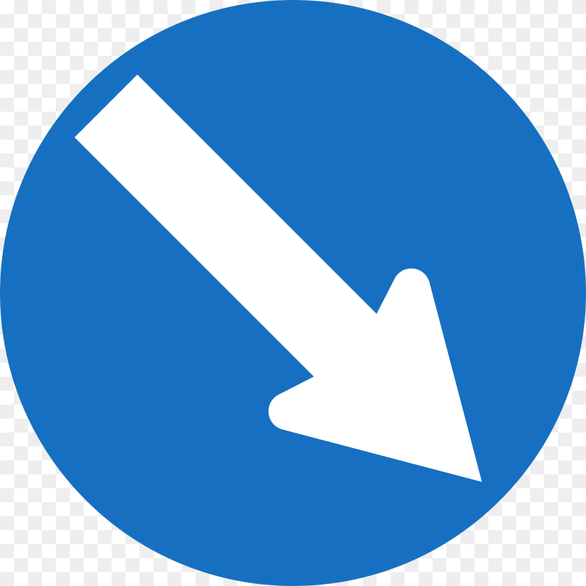 Pass On This Side Sign In Austria Clipart, Symbol, Disk PNG