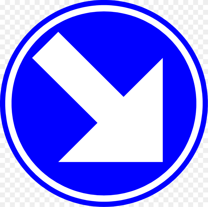 1280x1279 Pass On This Side Sign In Belgium Symbol Clipart PNG