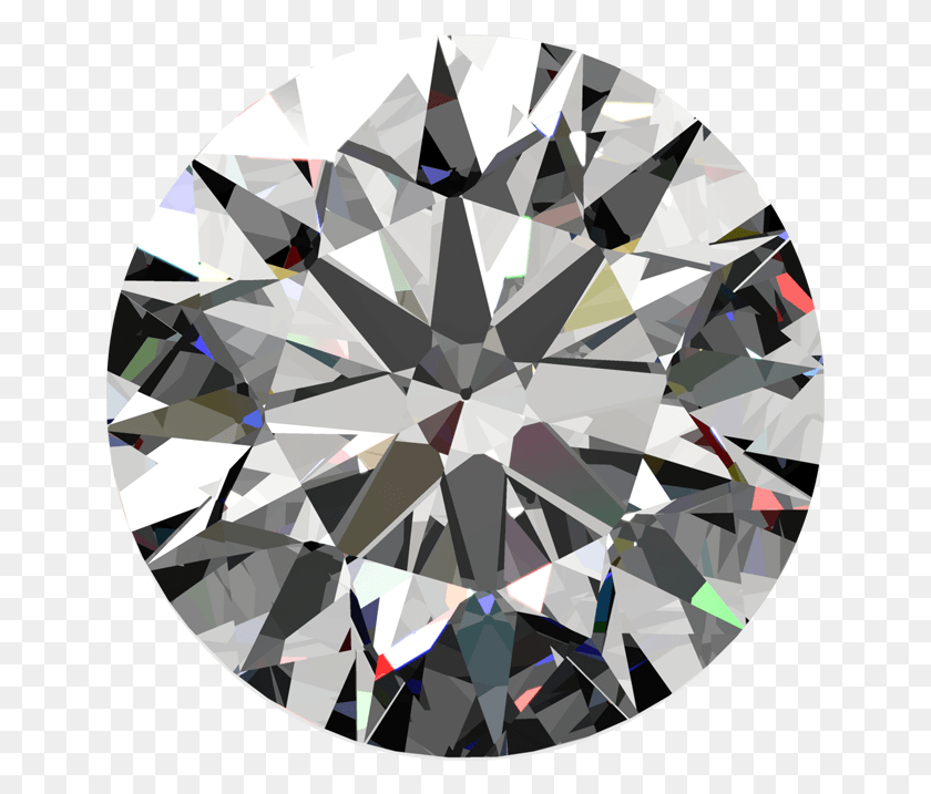 649x657 Passion Fire Diamond Loose Round Diamond, Gemstone, Jewelry, Accessories HD PNG Download