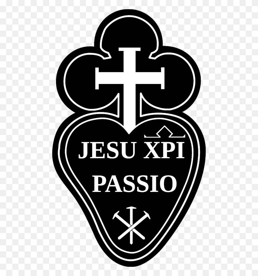500x840 Passionists Svg Sisters Of The Cross And Passion Logo, Symbol, Text, Stencil HD PNG Download