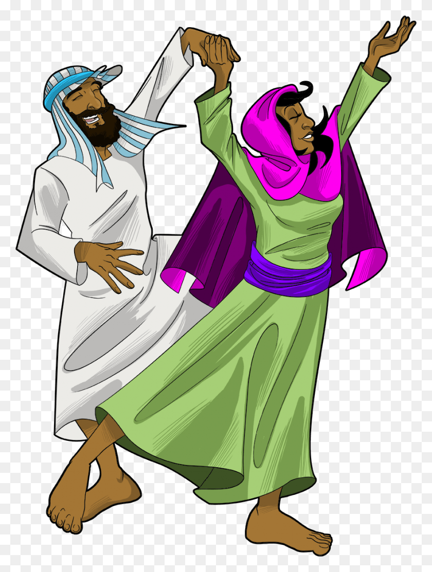 883x1193 Passover Clipart Ten Commandment Moses Zipporah Moses Wife Clipart, Dance Pose, Leisure Activities, Clothing HD PNG Download