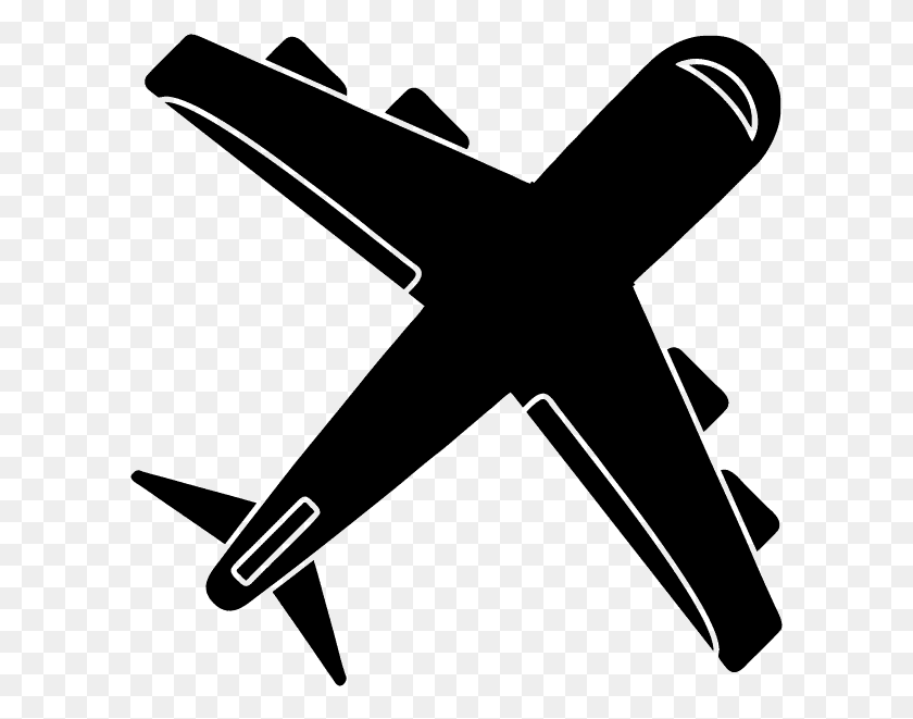 601x601 Passport Icon Airplane, Bow, Symbol, Star Symbol HD PNG Download