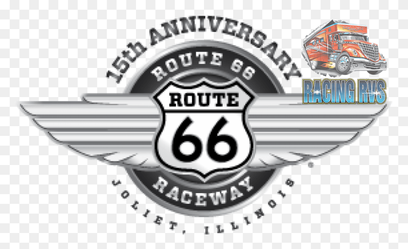 1000x581 Прошедшие События Route 66 Raceway Logo, Symbol, Trademark, Car Hd Png Скачать