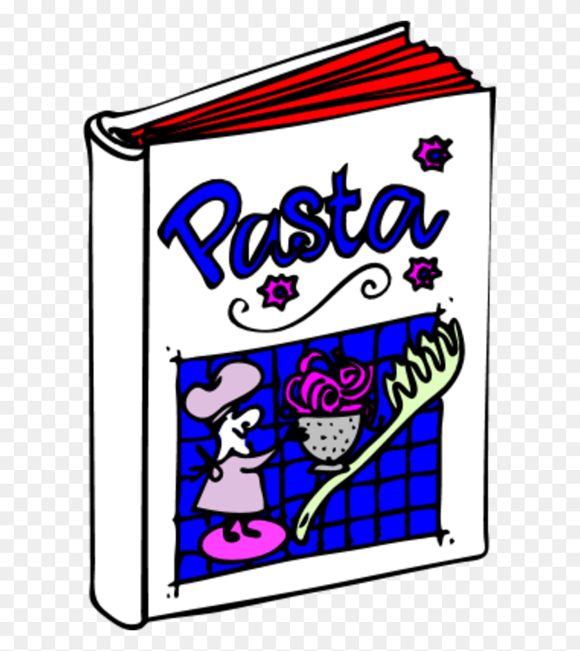 600x882 Pasta Book Italian Cooking Italian Food Clip Art, Label, Text HD PNG Download