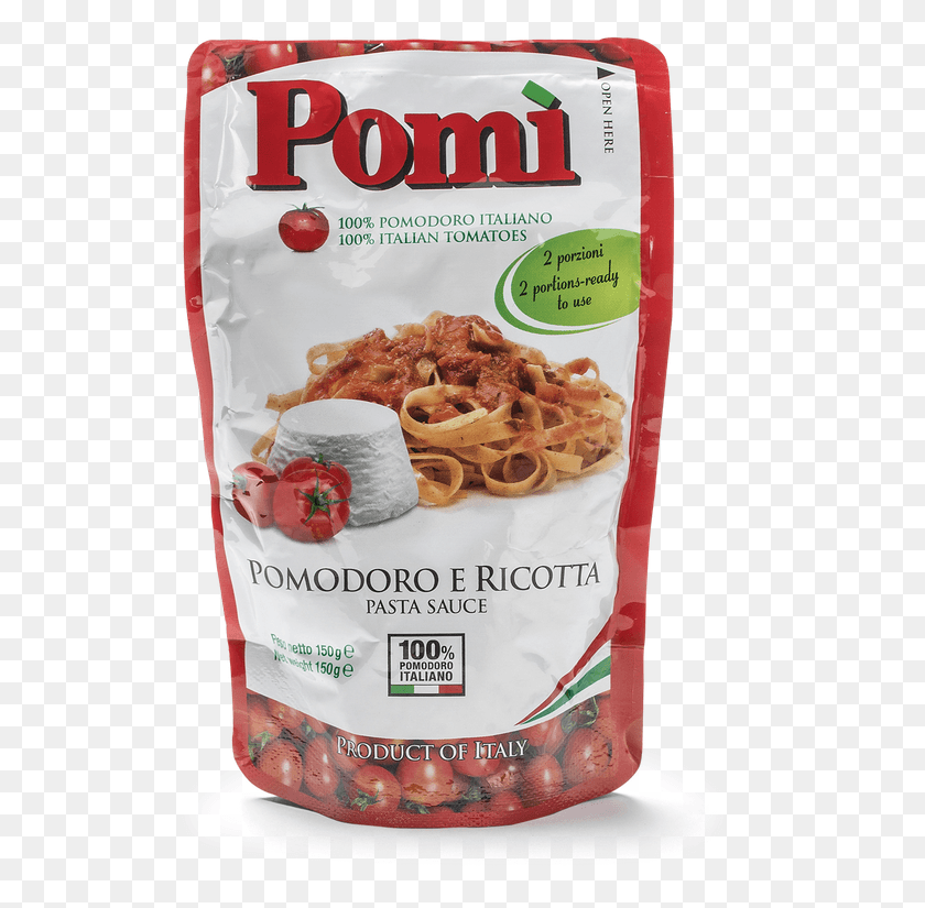 537x765 Pasta Sauce Pomodoro E Ricotta Pomi Tomatoes, Food, Cracker, Bread HD PNG Download