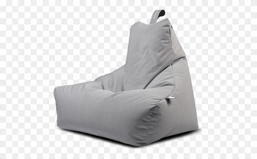 493x459 Pastel B Bag Grey Outdoor Bean Bag, Pillow, Cushion, Furniture Descargar Hd Png