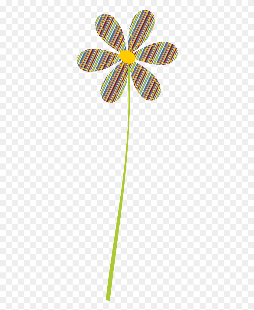 338x964 Pastel Clipart Transparent Pastel Flower Clipart Transparent, Green, Plant, Blossom HD PNG Download