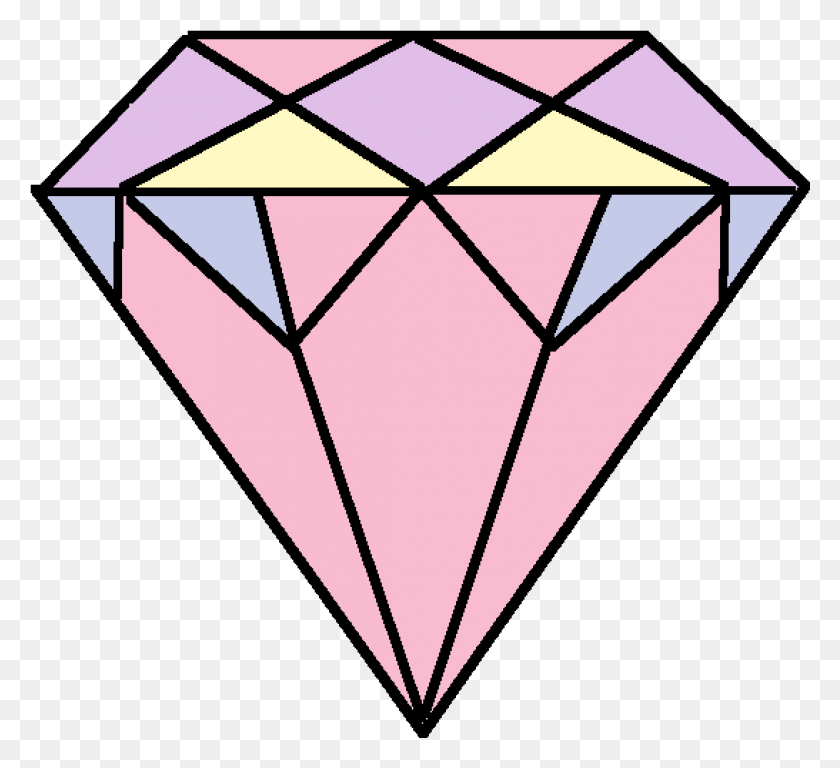 1093x993 Pastel Diamond Simple Diamond Drawing, Accessories, Accessory, Gemstone HD PNG Download