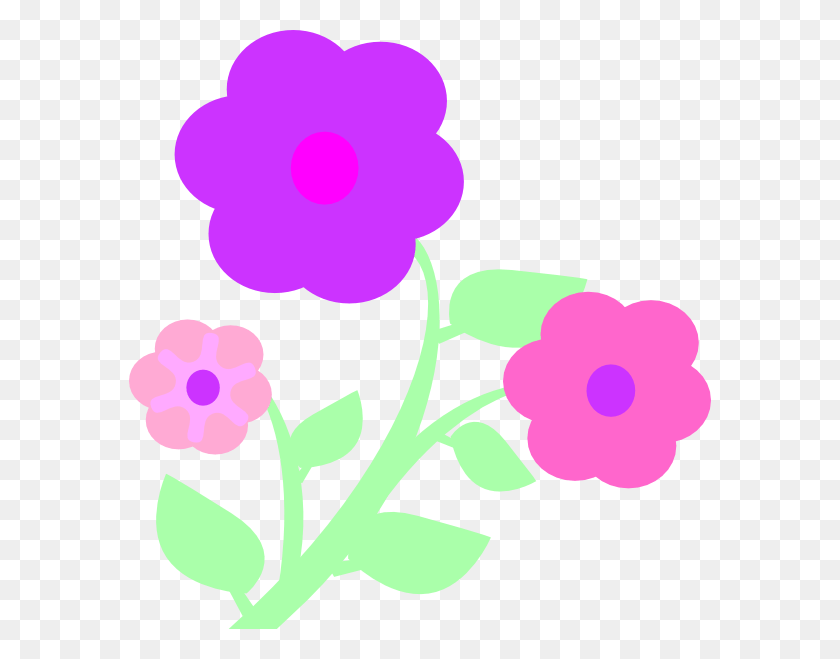 582x599 Flores De Color Pastel Flores De Color Pastel Clipart, Gráficos, Diseño Floral Hd Png Descargar