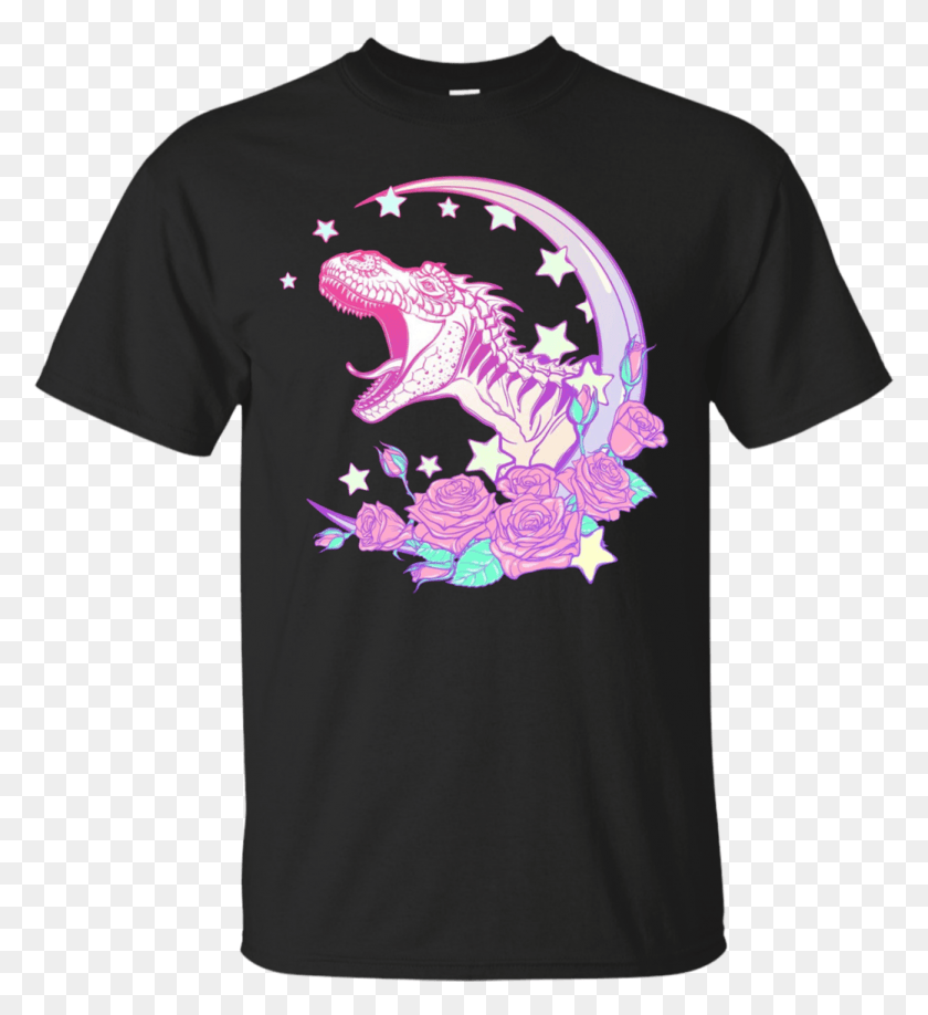 1039x1143 Pastel Goth Trex Vaporwave Aesthetic Apparel Aesthetic Shirts, Clothing, T-shirt, Person HD PNG Download