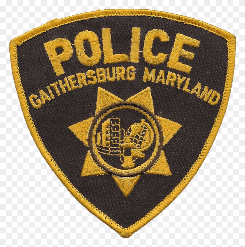 1193x1205 Patch Of The Gaithersburg Police Department Pittsfield Police Department, Rug, Logo, Symbol HD PNG Download