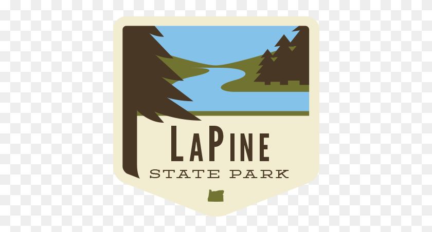 402x392 Patchmarks Lapine Oregon State Park Sticker La Pine State Park Logos, Poster, Advertisement, Flyer HD PNG Download