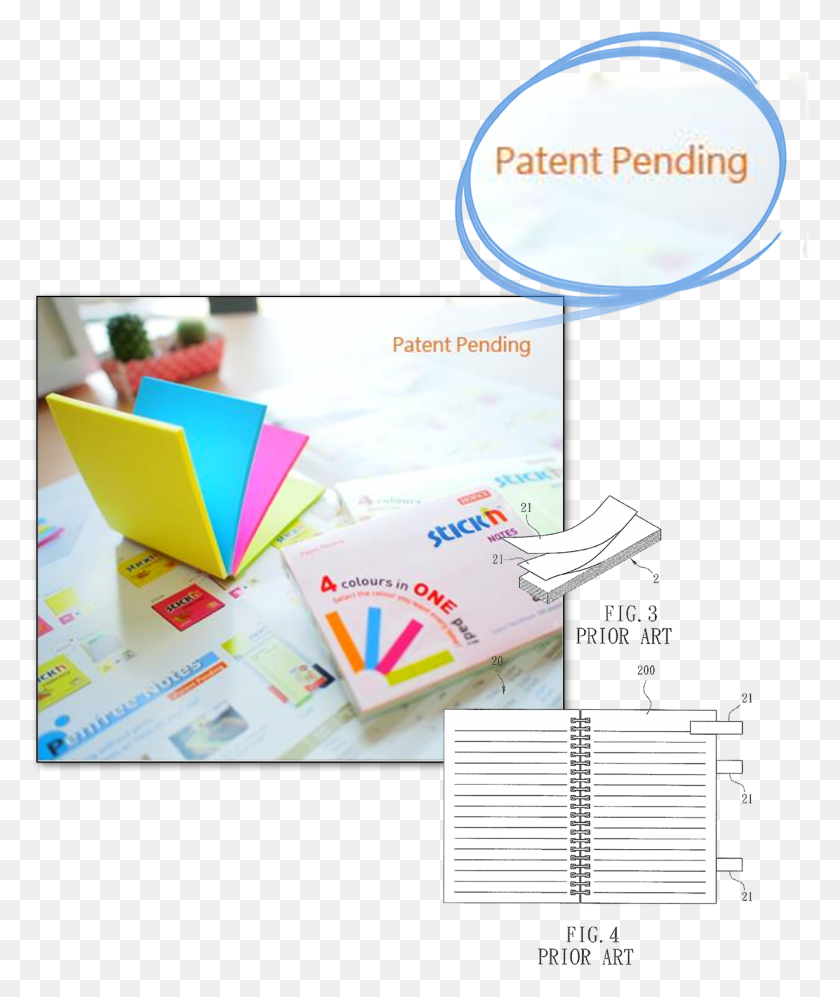 1229x1477 Patent Pending Postits, Flyer, Poster, Paper Descargar Hd Png