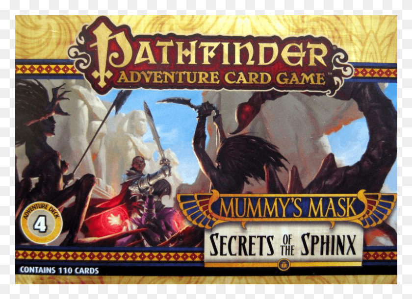 801x565 Pathfinder Adventure Juego De Cartas Secretos De La Esfinge Pathfinder Card, Cartel, Publicidad, Circo Hd Png