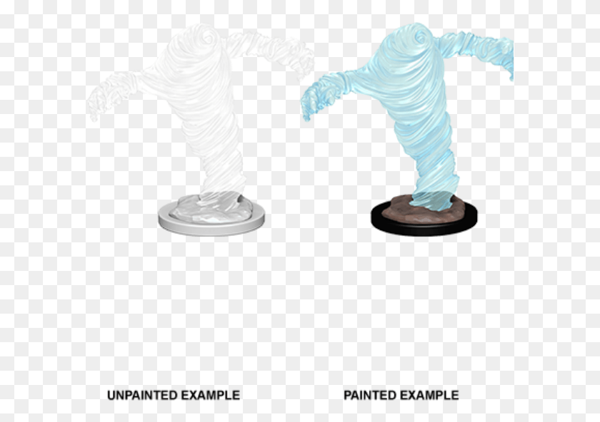 599x532 Pathfinder Unpainted Minis Wizkids Air Elemental, Person, Human, Sculpture HD PNG Download