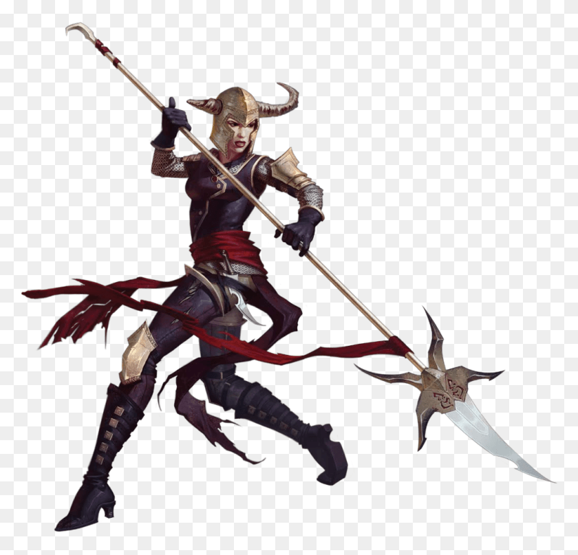 1007x965 Pathfinder Wrath Of The Righteous Hosilla, Person, Human, Weapon HD PNG Download