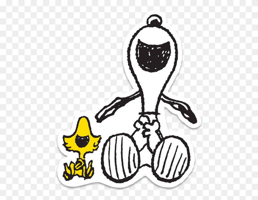 482x593 Pathverified Account Snoopy Sticker, Rattle HD PNG Download